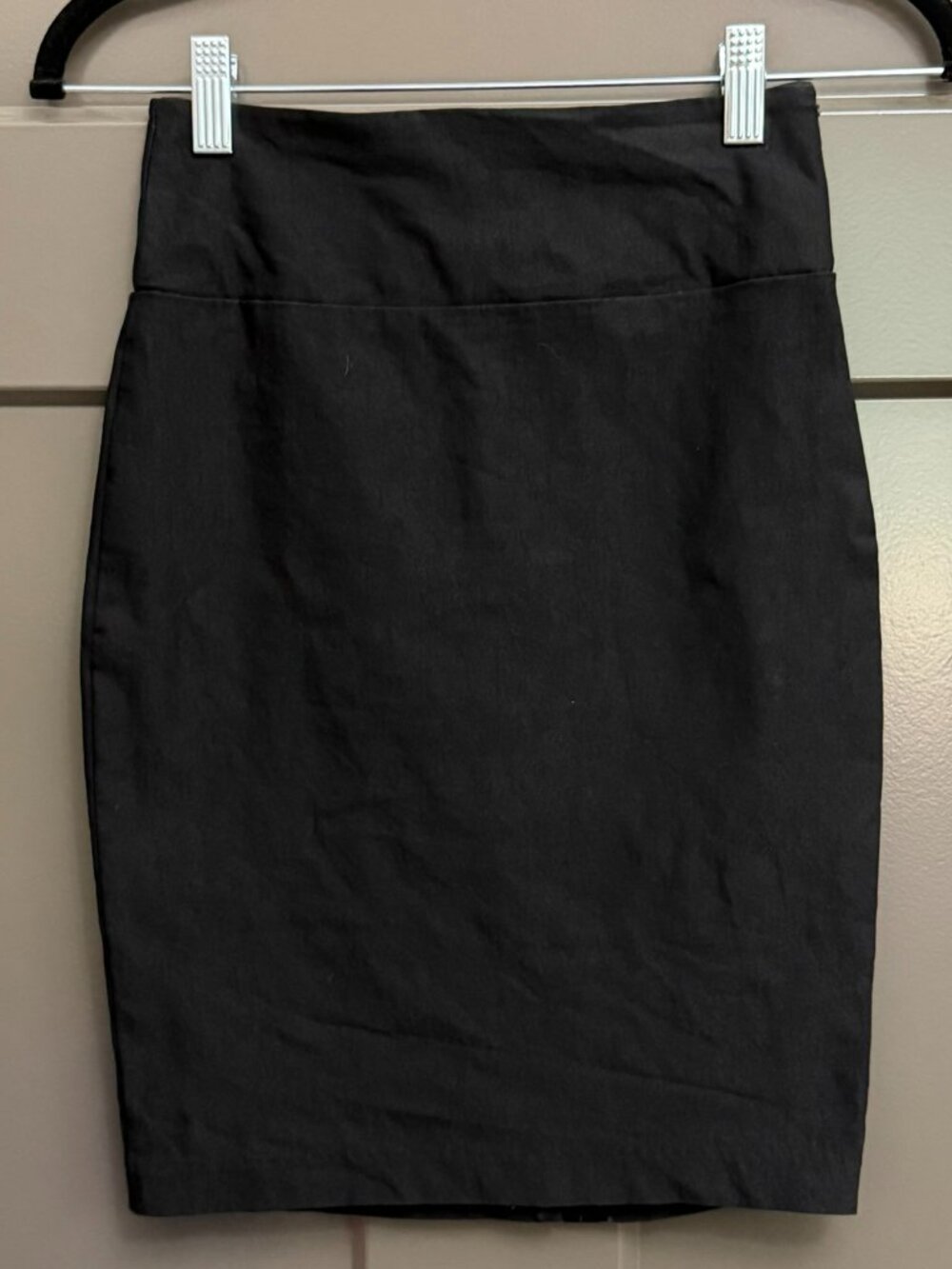 By & By Black Stretch Pencil Skirt — XS/S Fit